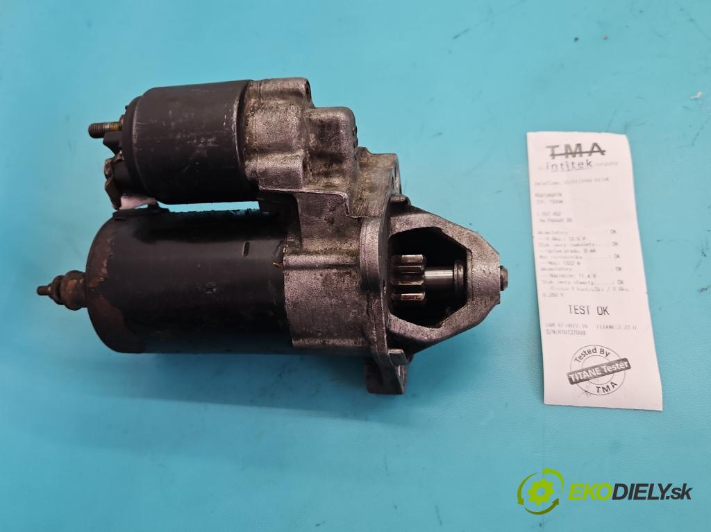 Vw Passat B5 1995-2005 1.8 T 150 hp manual 110 kW 1781 cm3 4- startér:  (Startér)