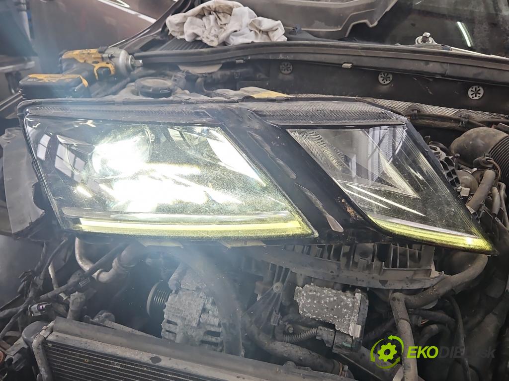 Skoda Octavia III 2013- 2.0 TSI DKZA: 190 HP automatic 140 kW 1984 cm3 5- Reflektor: pravý 5E1941016D (Svetlo predné pravé)