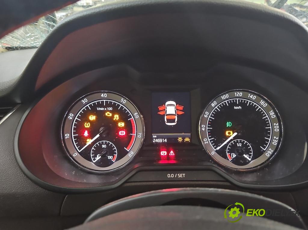 Skoda Octavia III 2013- 2.0 TSI 190 HP automatic 140 kW 1984 cm3 5- prístrojovka/ budíky 5E0920750F (Prístrojová doska)