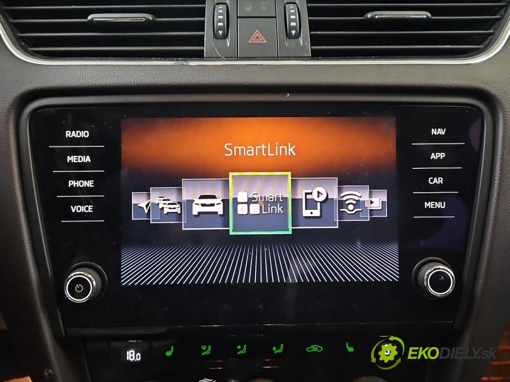Skoda Octavia III 2013- 2.0 TSI 190 HP automatic 140 kW 1984 cm3 5- Radio originál A2C1893790001