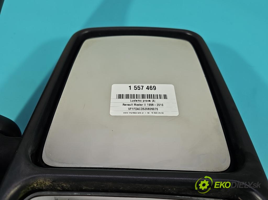 Renault Master II 1998-2010 2.8 td 114 hp manual 84 kW 2799 cm3 5- zpětné zrcátko pravé  (Klika dveří ostatní)