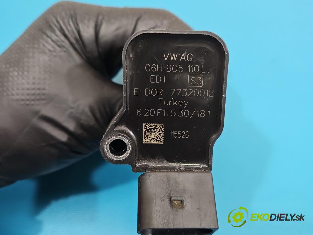 Skoda Octavia III 2013- 2.0 TSI 190 HP automatic 140 kW 1984 cm3 5- cievka zapaľovacia 06H905110L (Zapaľovacia cievka)