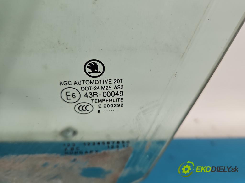 Skoda Octavia III 2013- 2.0 TSI 190 HP automatic 140 kW 1984 cm3 5- sklo dvere predné ľavé