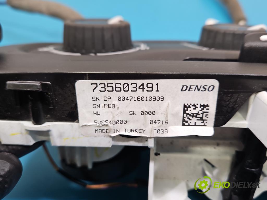 Fiat Tipo II 2015- 1.4 16V 95 hp manual 70 kW 1368 cm3 4- palubní deska panel topení 735603491