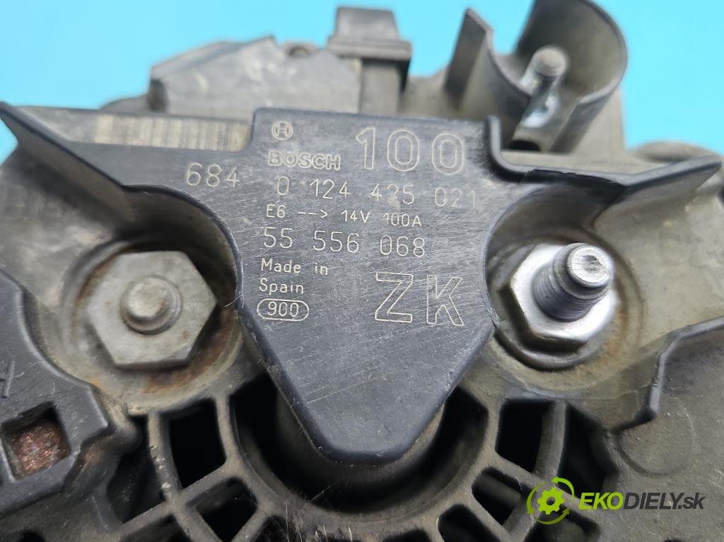 Opel Meriva A 2002-2010 1.4 16V 90 HP manual 66 kW 1364 cm3 5- Alternator  (Alternátor)