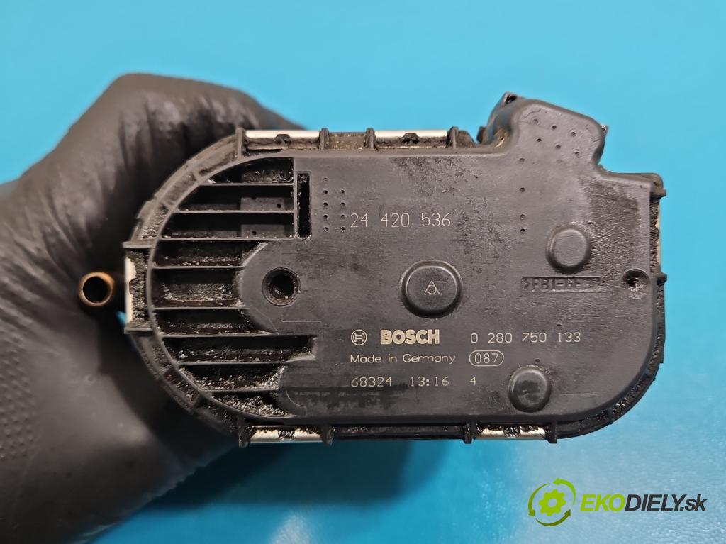 Opel Meriva A 2002-2010 1.4 16V 90 HP manual 66 kW 1364 cm3 5- klapka 0280750133 (Škrtiaca klapka)