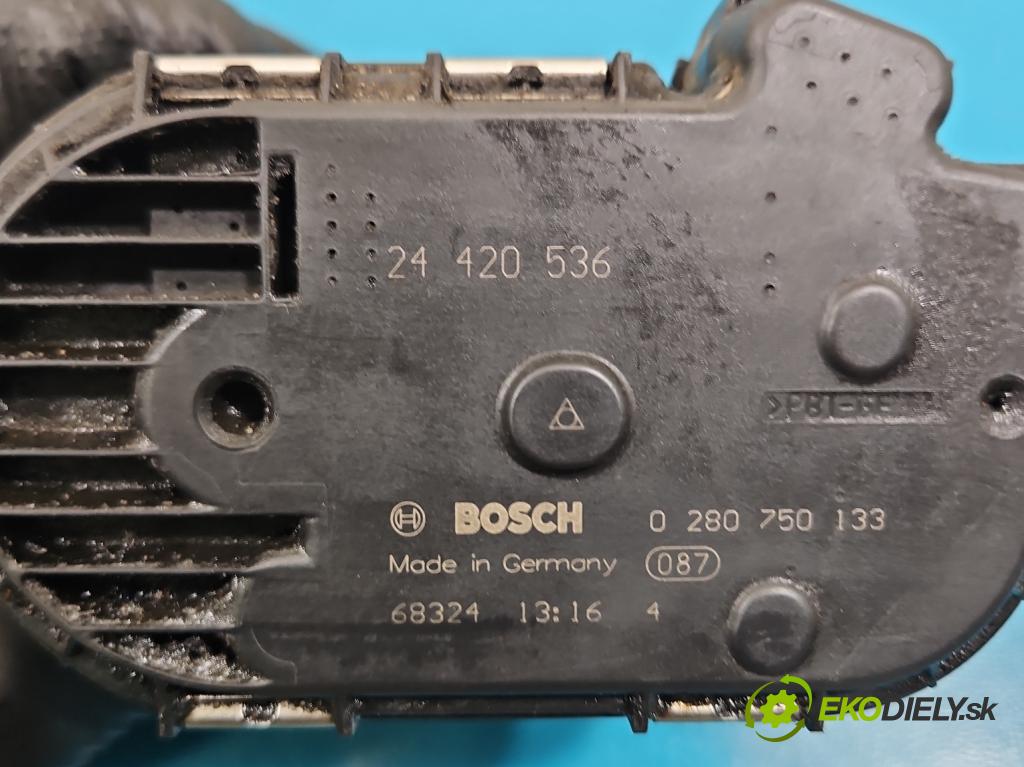 Opel Meriva A 2002-2010 1.4 16V 90 HP manual 66 kW 1364 cm3 5- klapka 0280750133 (Škrtiaca klapka)