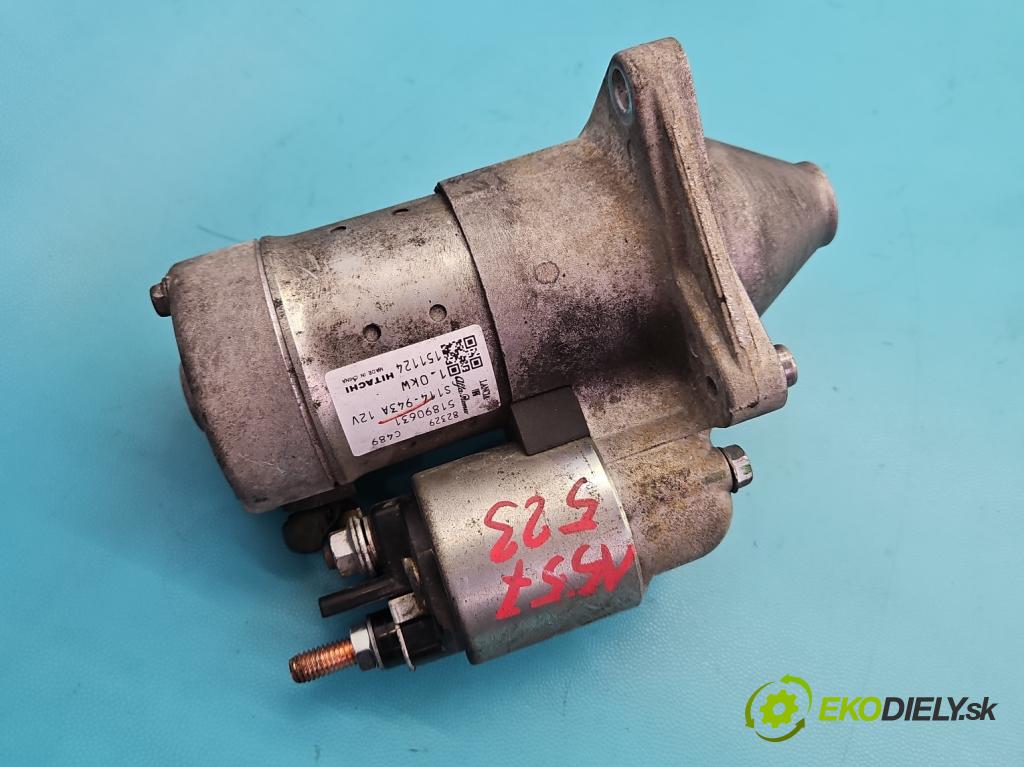 Fiat Tipo II 2015- 1.4 16V 95 HP manual 70 kW 1368 cm3 4- štartér 51890631 (Štartér)