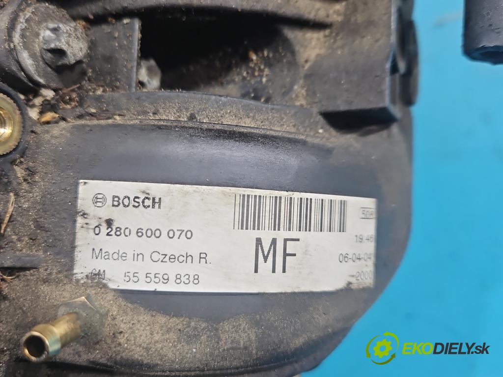 Opel Meriva A 2002-2010 1.4 16V 90 HP manual 66 kW 1364 cm3 5- zvod nasávací 0280600070 (Sacie potrubie)