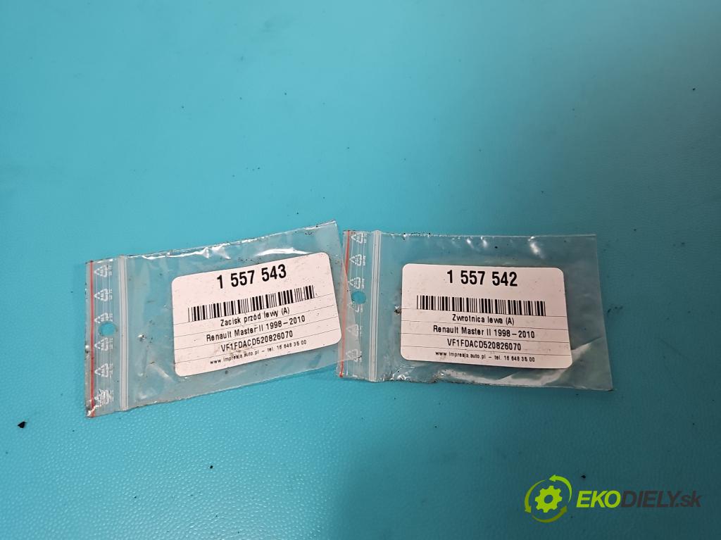 Renault Master II 1998-2010 2.8 td 114 HP manual 84 kW 2799 cm3 5- brzdič predné ľavý  (Kľučka dverí ostatné)