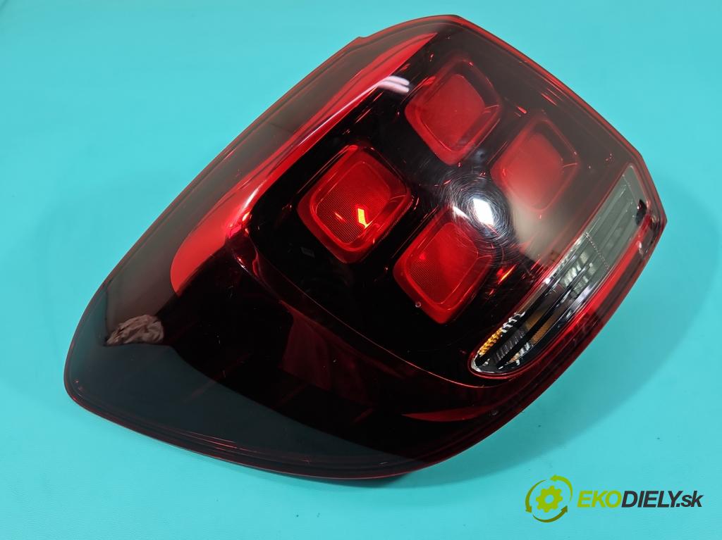 Dacia Sandero II 2012-2020 1.0 12V 73 HP manual 54 kW 999 cm3 5- svetlo / reflektor zadné ľavé 265554938R (Kľučka dverí ostatné)