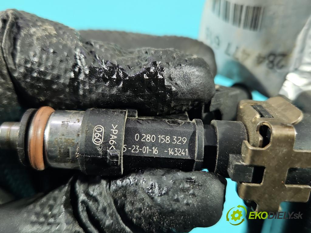 Fiat Tipo II 2015- 1.4 16V 95 hp manual 70 kW 1368 cm3 4- vstřikovač 0280158329 (Vstřikovač paliva)