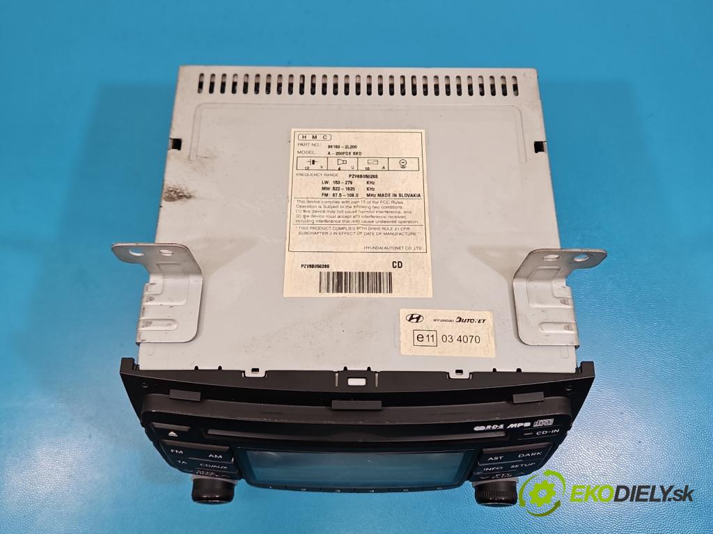 Hyundai I30 I 2007-2012 1.6 16V 126 HP manual 92.7 kW 1591 cm3 5- Radio originál 96160-2L200
