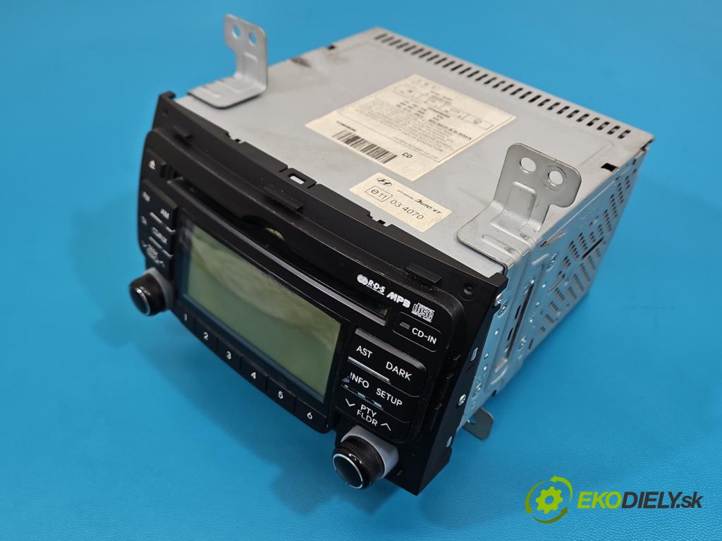 Hyundai I30 I 2007-2012 1.6 16V 126 HP manual 92.7 kW 1591 cm3 5- Radio originál 96160-2L200