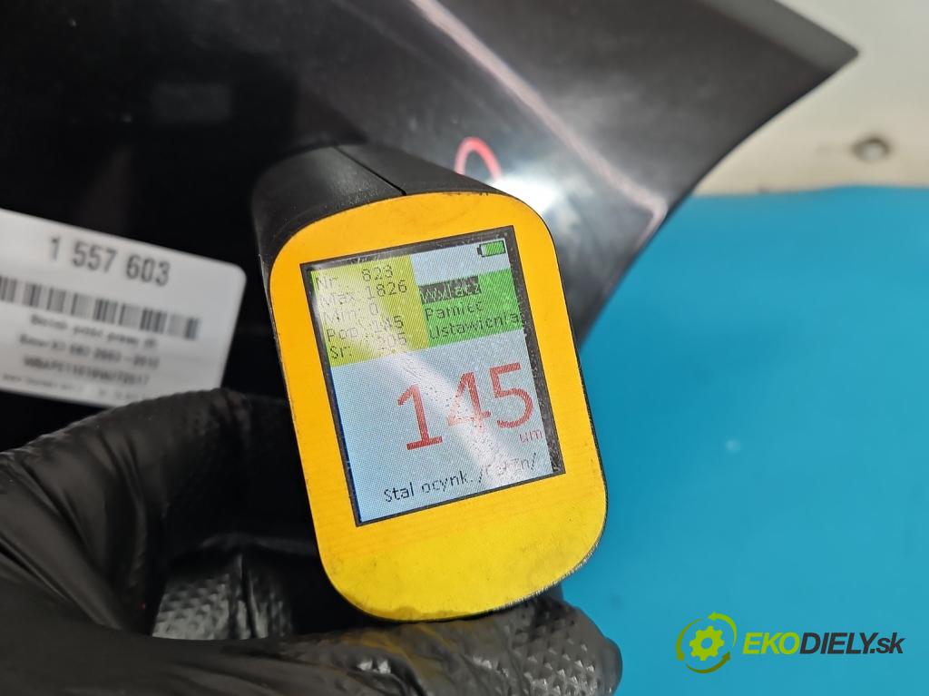 Bmw X3 E83 2003-2010 2.0d 177 HP manual 130 kW 1995 cm3 5- blatník predné pravý  (Kľučka dverí ostatné)