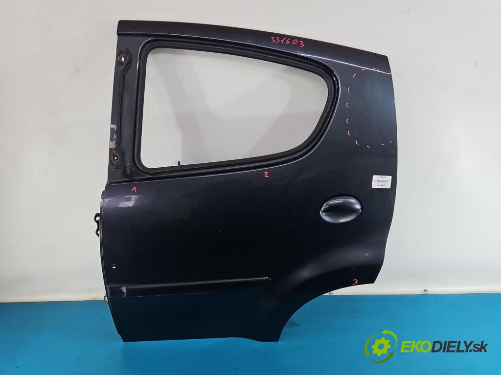 Citroen C1 I 2005-2014 1.0 12V 68 HP automatic 50 kW 998 cm3 5- dvere zadné ľavé  (Kľučka dverí ostatné)