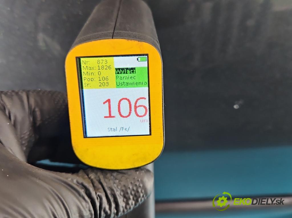 Citroen C1 I 2005-2014 1.0 12V 68 HP automatic 50 kW 998 cm3 5- dvere zadné ľavé  (Kľučka dverí ostatné)