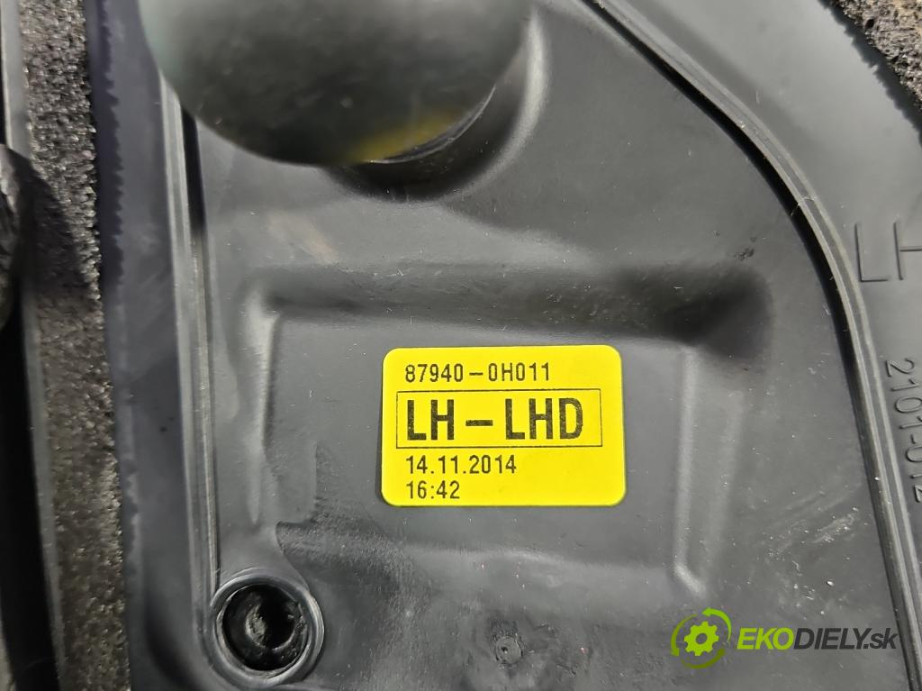 Citroen C1 I 2005-2014 1.0 12V 68 hp automatic 50 kW 998 cm3 5- zpětné zrcátko levé  (Klika dveří ostatní)