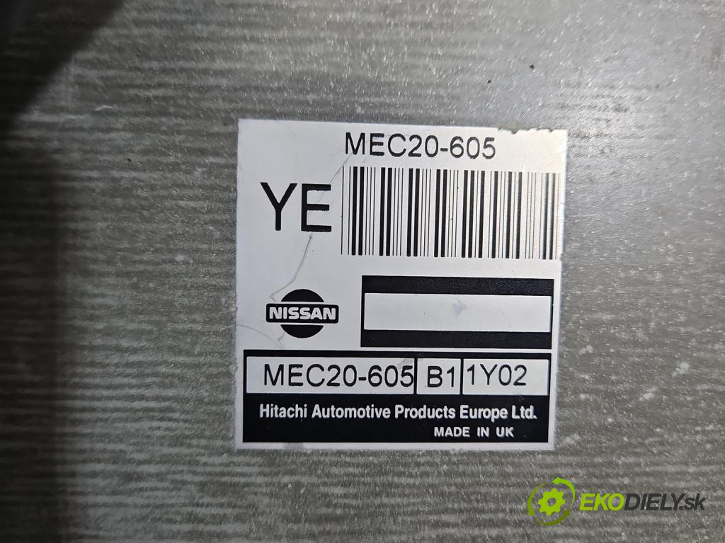 Nissan Almera N16 2000-2006 1.5 16V 90 HP manual 66 kW 1498 cm3 5- riadiaca jednotka motora MEC20-605