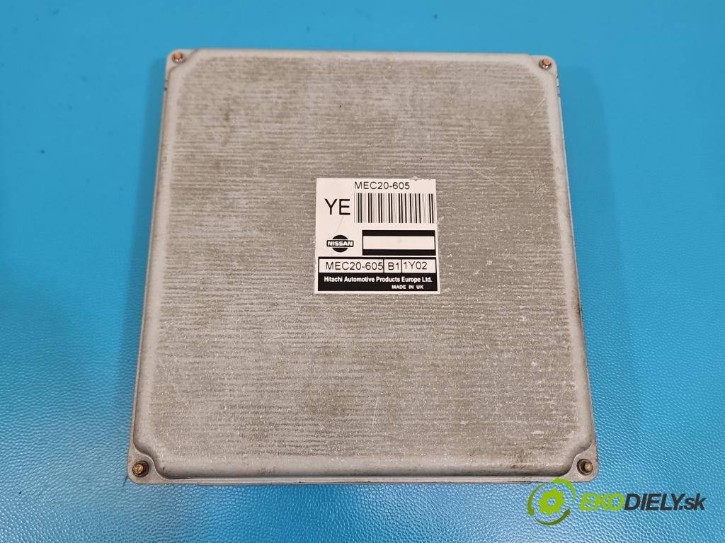 Nissan Almera N16 2000-2006 1.5 16V 90 HP manual 66 kW 1498 cm3 5- riadiaca jednotka motora MEC20-605