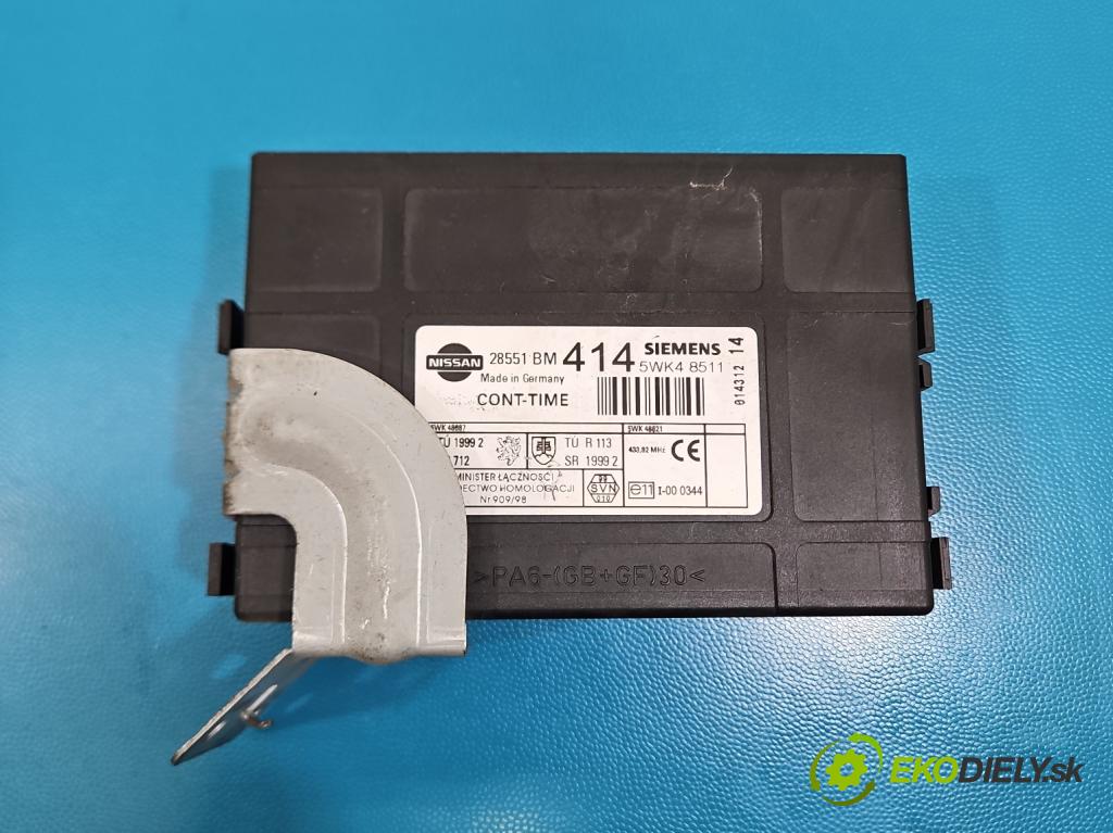 Nissan Almera N16 2000-2006 1.5 16V 90 HP manual 66 kW 1498 cm3 5- riadiaca jednotka motora MEC20-605