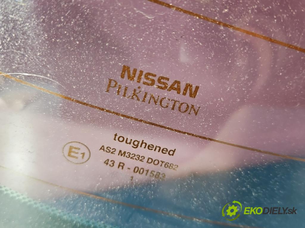 Nissan Almera N16 2000-2006 1.5 16V 90 HP manual 66 kW 1498 cm3 5- sklo zadná  (Sklo zadné)