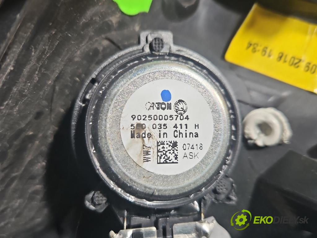 Skoda Octavia III 2013- 2.0 TSI 190 HP automatic 140 kW 1984 cm3 5- Reproduktor 5E0035411H