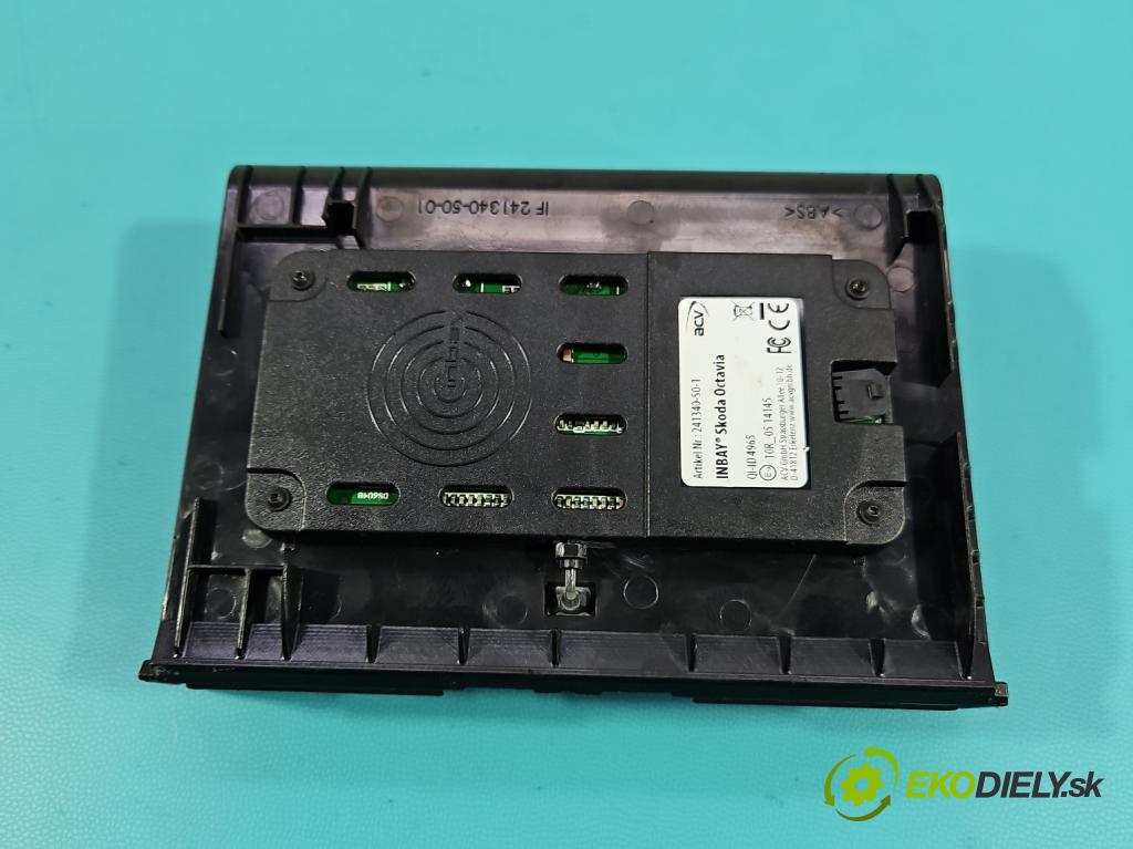 Skoda Octavia III 2013- 2.0 TSI DKZA: 190 HP automatic 140 kW 1984 cm3 5- Nabíjačka 241340-50-1