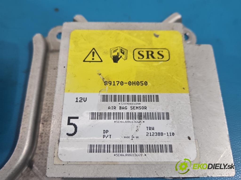 Citroen C1 I 2005-2014 1.0 12V 68 HP automatic 50 kW 998 cm3 5- airbag vzduchové soubor: