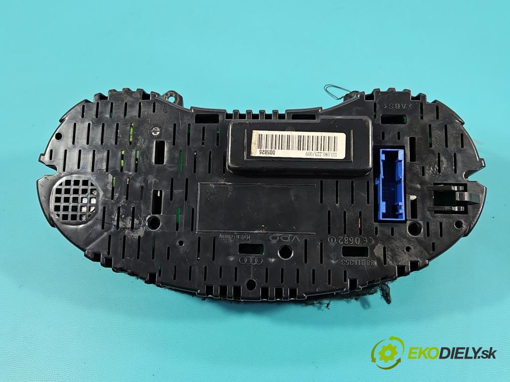 Audi A3 8P 2003-2012 2.0 tdi 140 HP manual 103 kW 1968 cm3 3- prístrojovka/ budíky 8P0920930C (Prístrojová doska)