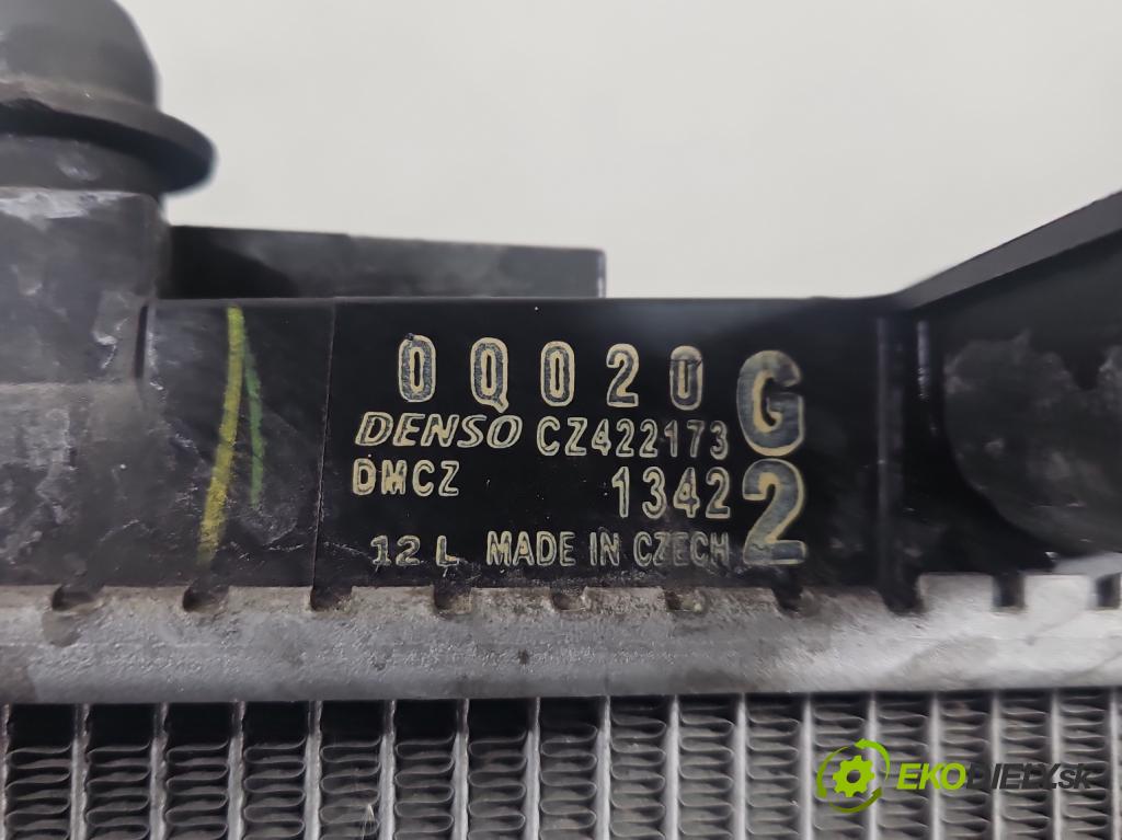 Citroen C1 I 2005-2014 1.0 12V 68 HP automatic 50 kW 998 cm3 5- chladič voda: CZ422173 (Chladič vody)
