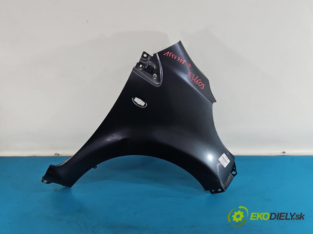 Citroen C1 I 2005-2014 1.0 12V 68 HP automatic 50 kW 998 cm3 5- blatník predné pravý  (Kľučka dverí ostatné)