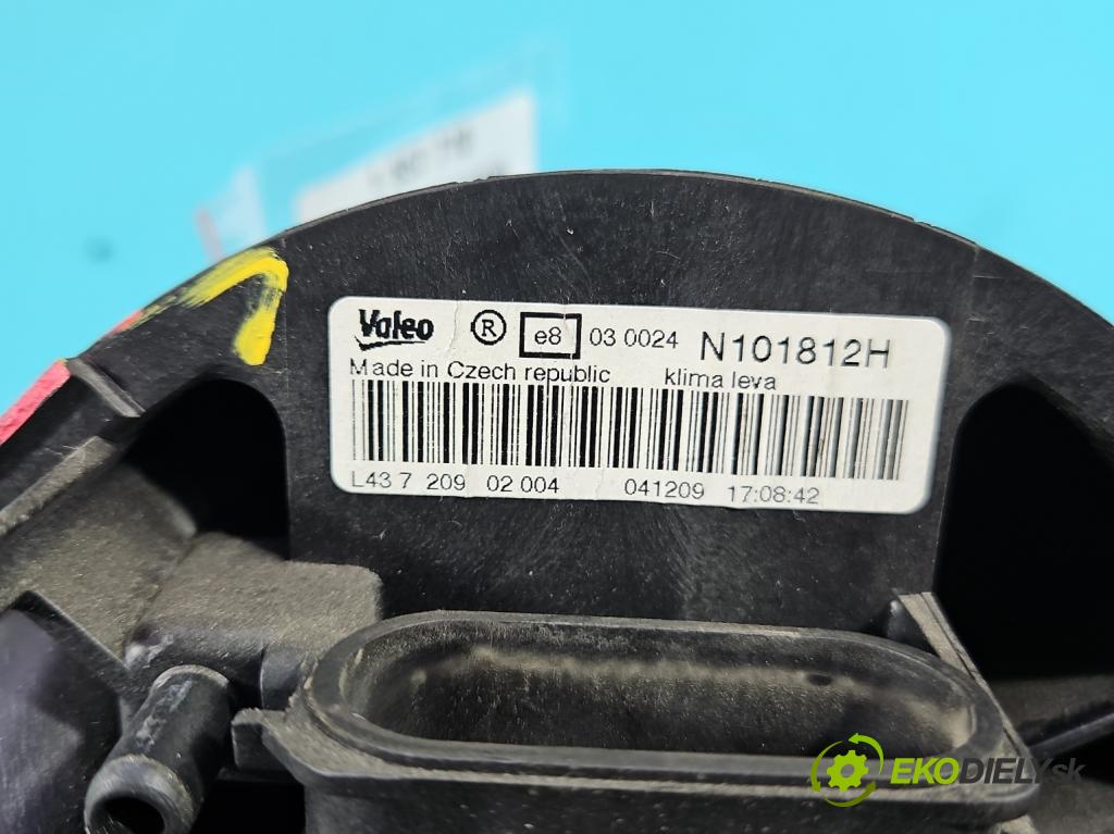 Citroen C1 I 2005-2014 1.0 12V 68 HP automatic 50 kW 998 cm3 5- ventilátor vzduchu