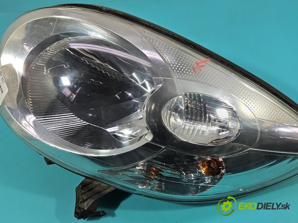 Citroen C1 I 2005-2014 1.0 12V 68 HP automatic 50 kW 998 cm3 5- Reflektor: ľavý 81150-0H090 (Kľučka dverí ostatné)