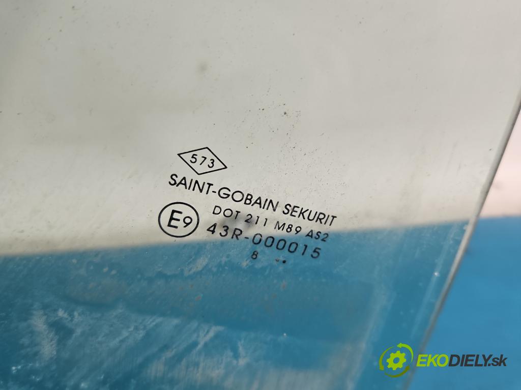 Dacia Sandero II 2012-2020 1.0 12V 73 HP manual 54 kW 999 cm3 5- sklo dvere zadné ľavé