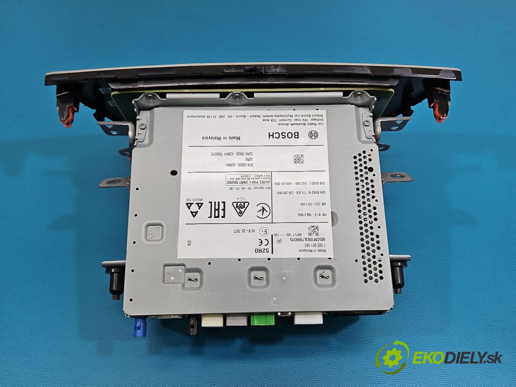 Suzuki SX4 S-Cross 2013-2021 1.4 T 129 HP manual 95 kW 1373 cm3 5- Radio originál 39920-62M41