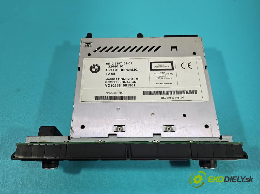 Bmw X3 E83 2003-2010 2.0d 177 HP manual 130 kW 1995 cm3 5- Radio originál 9197131-01