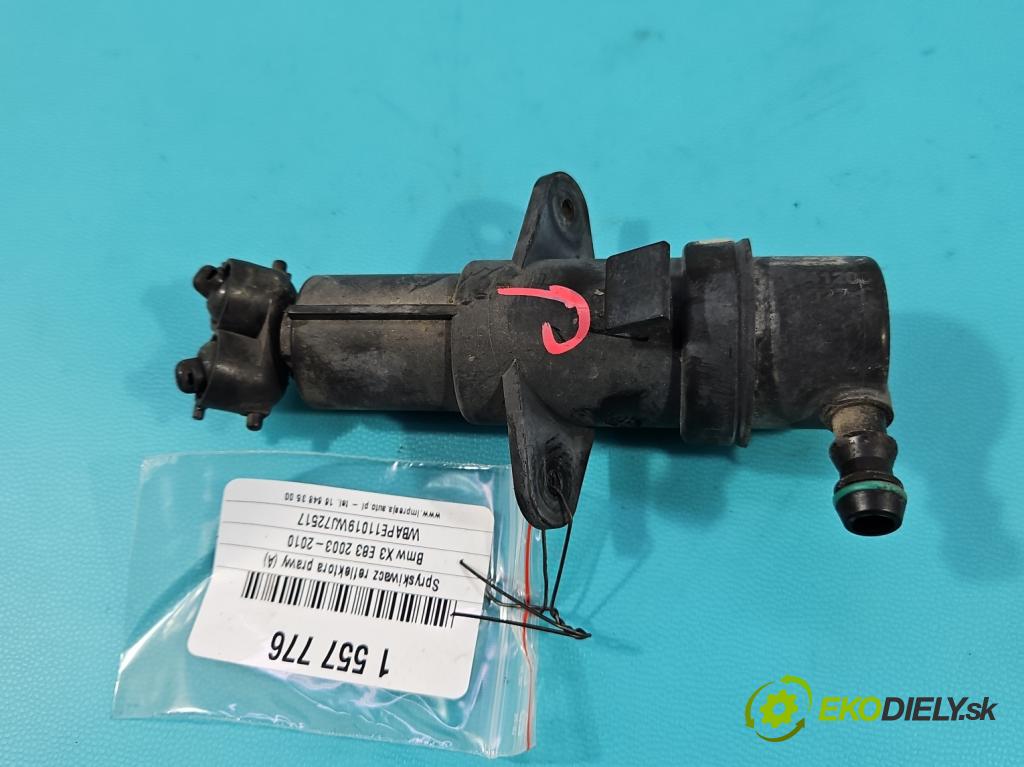 Bmw X3 E83 2003-2010 2.0d 177 hp manual 130 kW 1995 cm3 5- ostřikovač reflektor: pravý 7001949-09