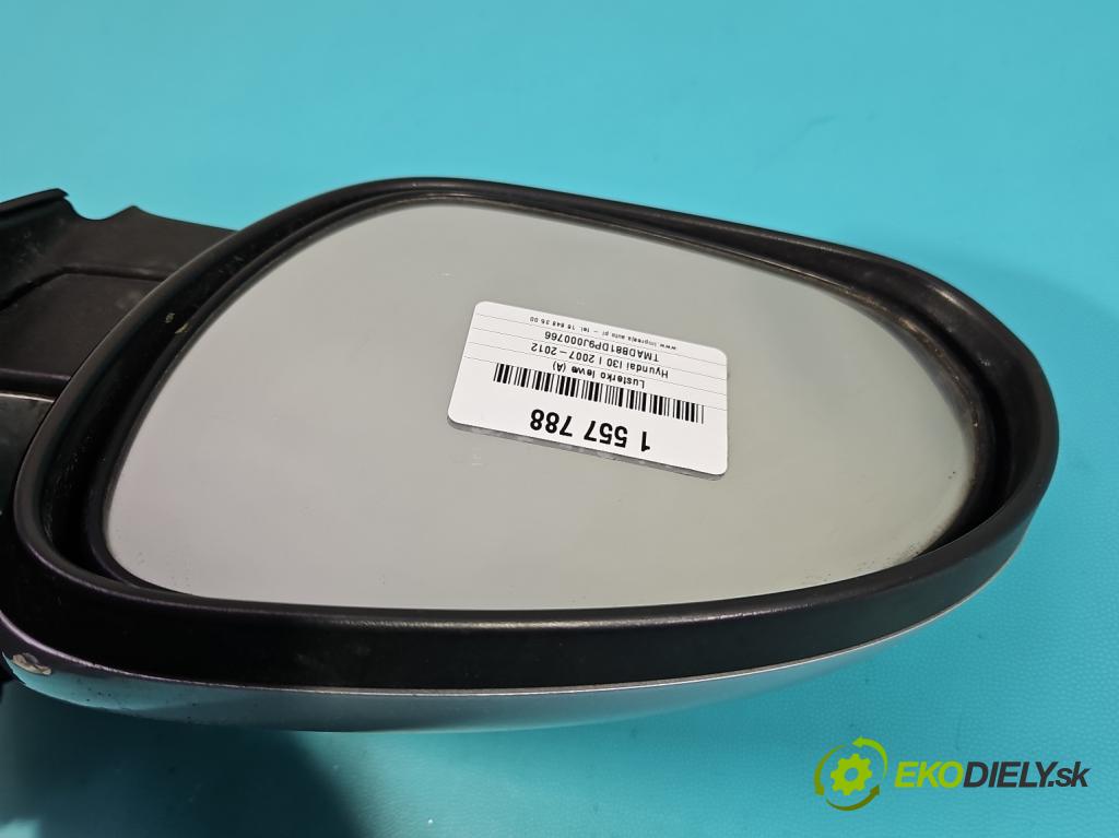 Hyundai I30 I 2007-2012 1.6 16V 126 HP manual 92.7 kW 1591 cm3 5- zrkadlo ľavé  (Kľučka dverí ostatné)