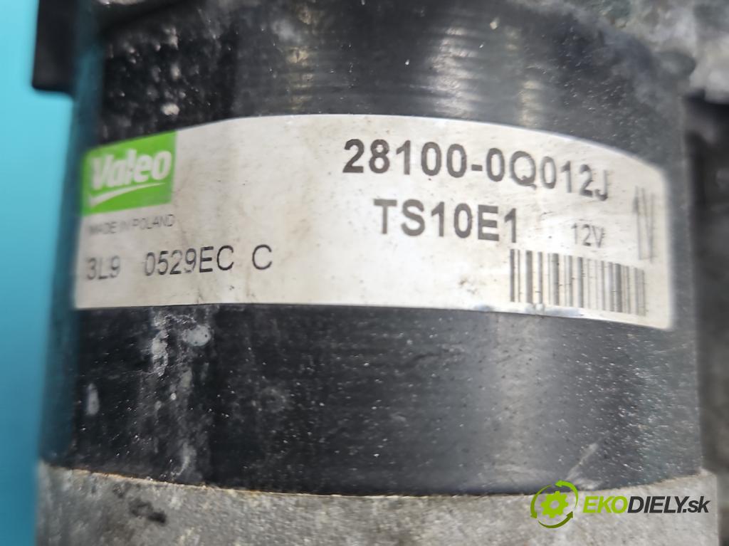 Citroen C1 I 2005-2014 1.0 12V 68 HP automatic 50 kW 998 cm3 5- štartér 28100-0Q012J (Štartér)