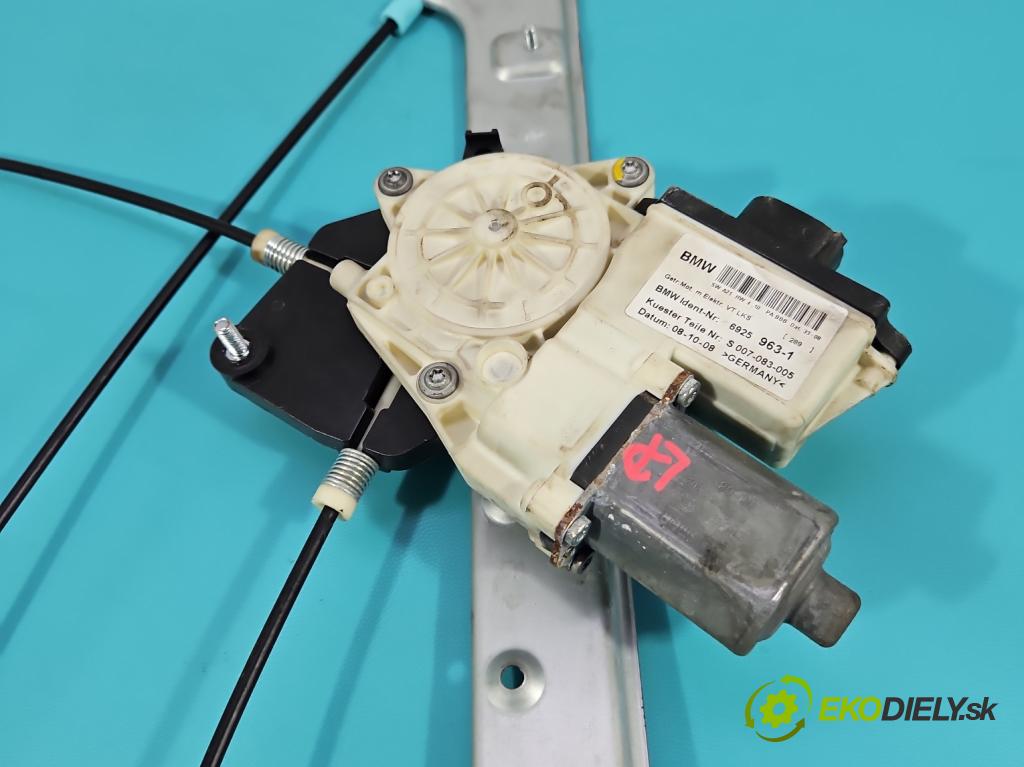 Bmw X3 E83 2003-2010 2.0d 177 HP manual 130 kW 1995 cm3 5- mechanizmus okna predné ľavý