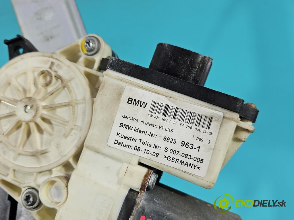 Bmw X3 E83 2003-2010 2.0d 177 HP manual 130 kW 1995 cm3 5- mechanizmus okna predné ľavý