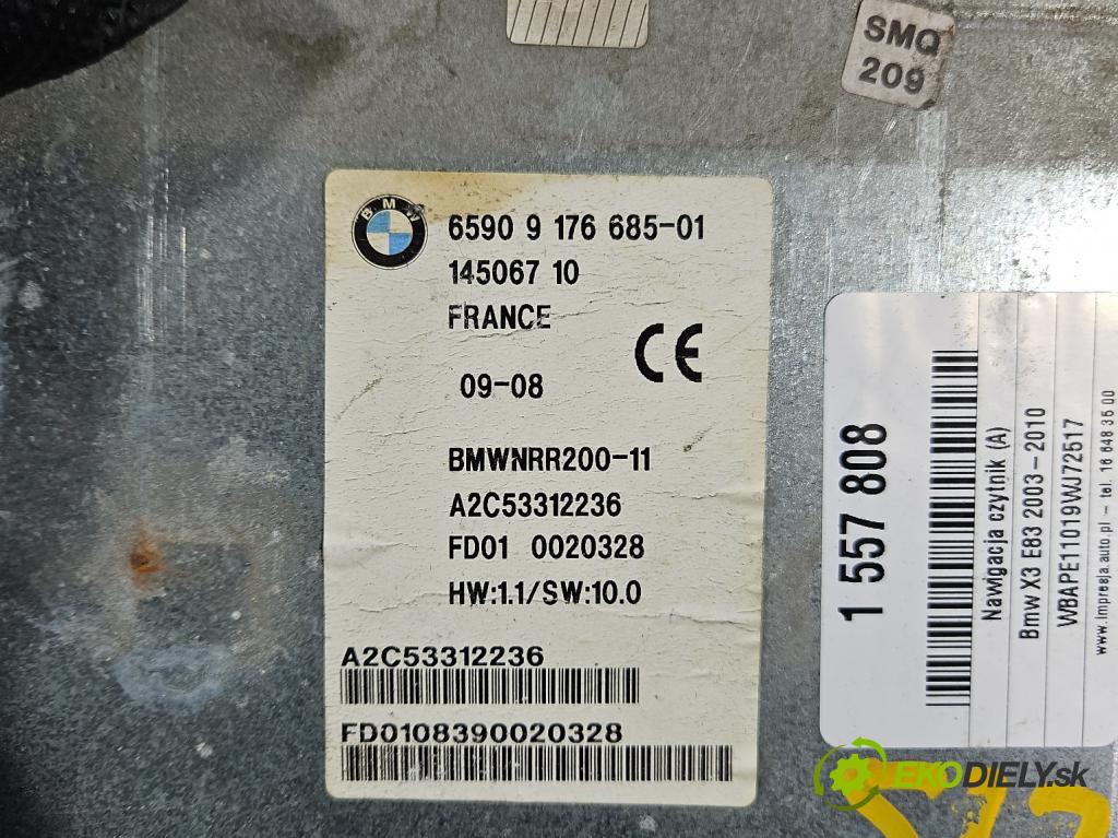 Bmw X3 E83 2003-2010 2.0d 177 HP manual 130 kW 1995 cm3 5- Navigácia: čítačka 9176685