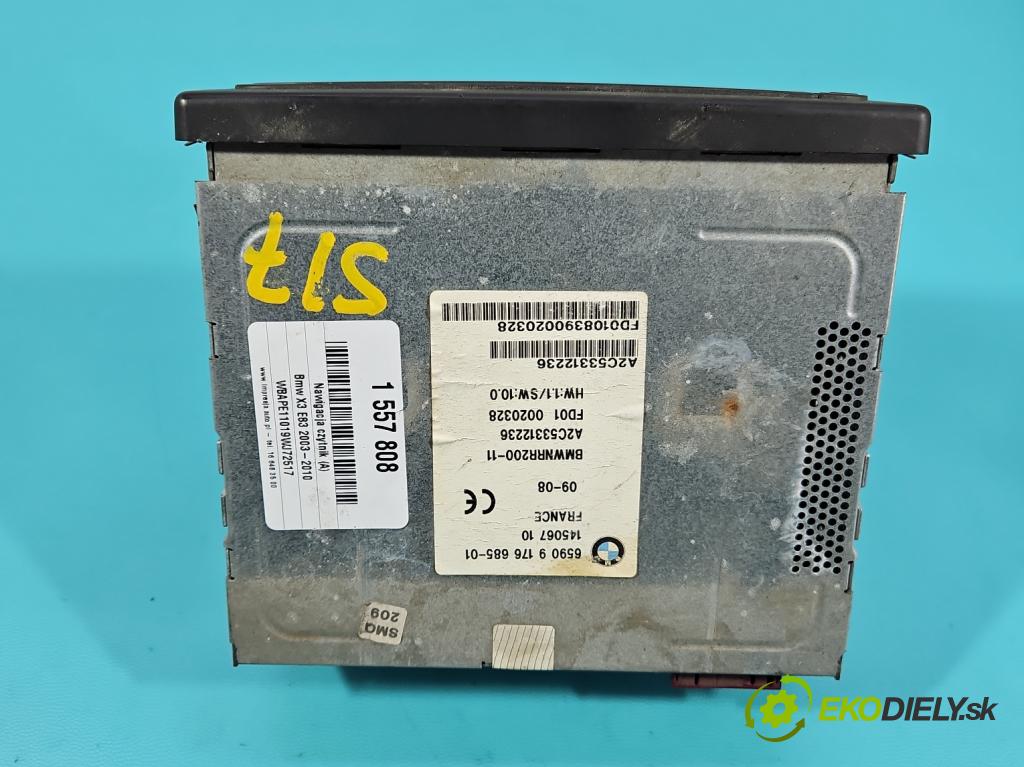 Bmw X3 E83 2003-2010 2.0d 177 HP manual 130 kW 1995 cm3 5- Navigácia: čítačka 9176685