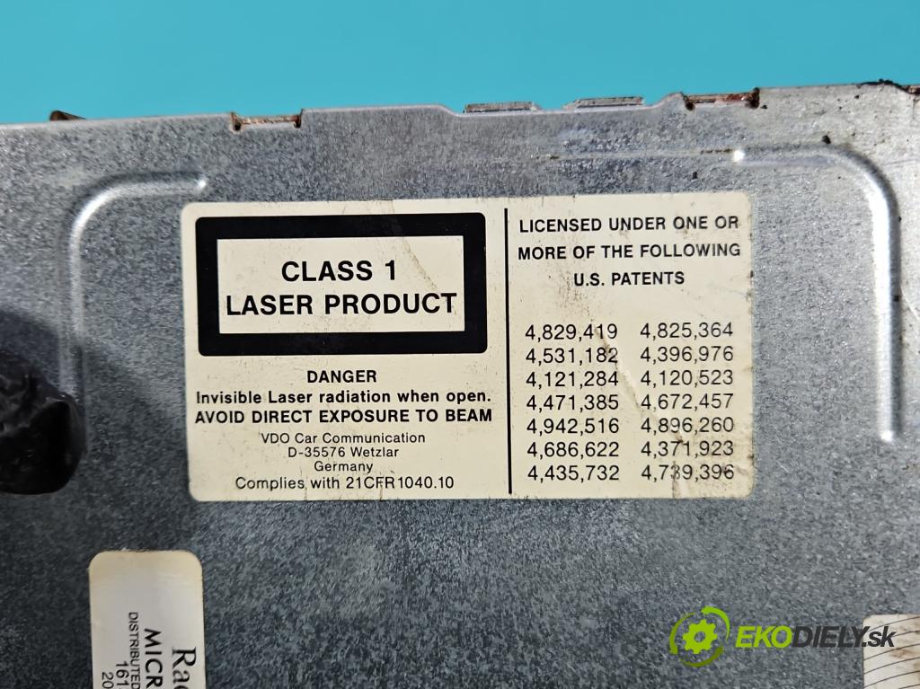 Bmw X3 E83 2003-2010 2.0d 177 HP manual 130 kW 1995 cm3 5- Navigácia: čítačka 9176685