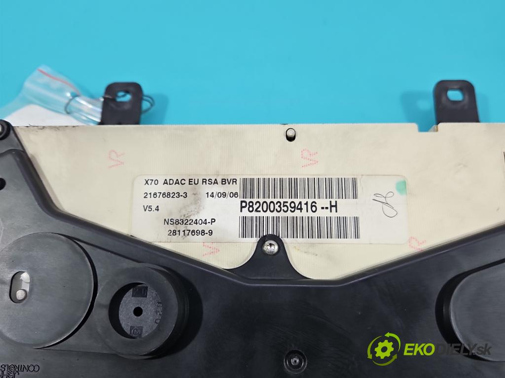 Renault Master II 1998-2010 2.5 dci 114 hp manual 84 kW 2463 cm3 5- Přístrojová deska P8200359416-H (Přístrojová deska)