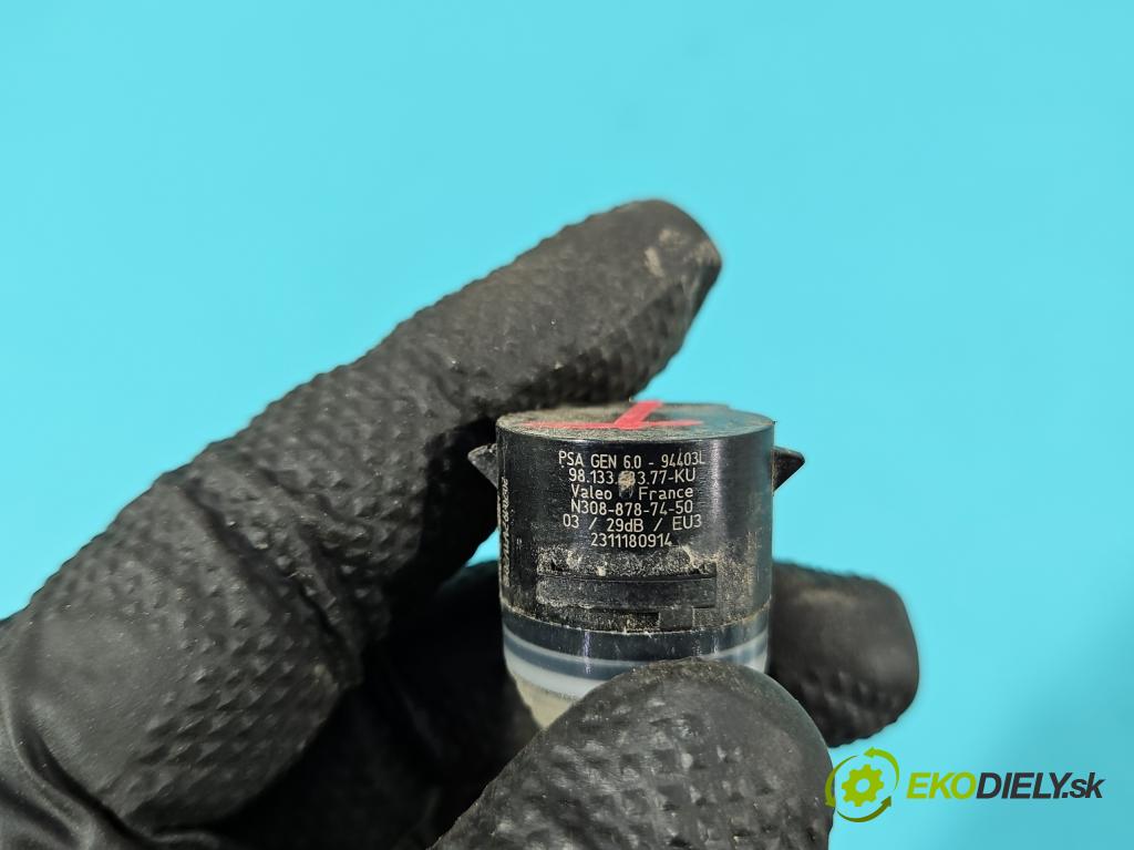 Peugeot 508 II 2018- 1.6 224 hp automatic 165 kW 1598 cm3 5- snímač parkování 9813348377KU