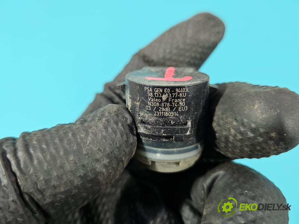 Peugeot 508 II 2018- 1.6 224 hp automatic 165 kW 1598 cm3 5- snímač parkování 9813348377KU