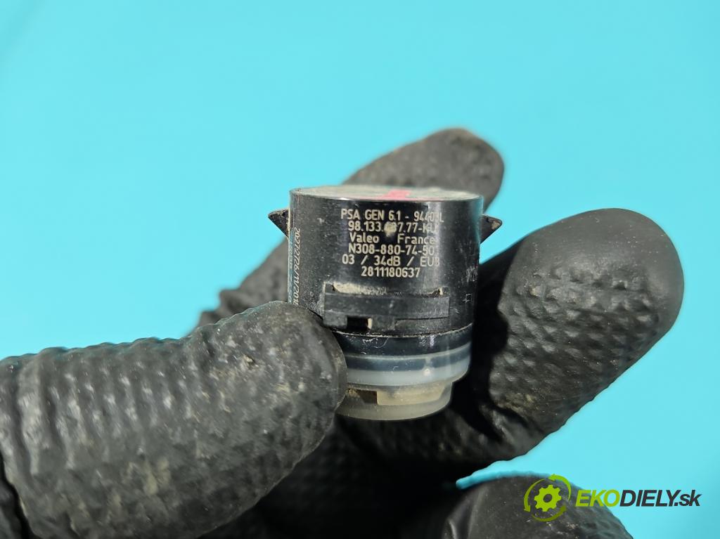 Peugeot 508 II 2018- 1.6 224 hp automatic 165 kW 1598 cm3 5- snímač parkování 9813348777KU