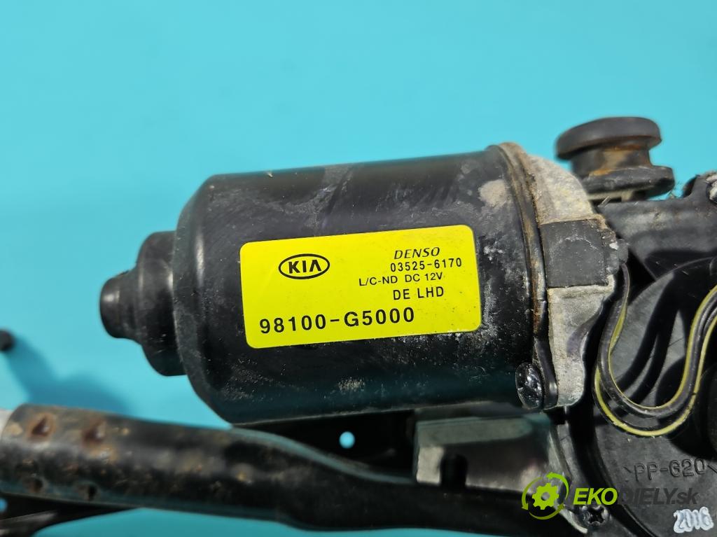 Kia Niro I 2016-2022 1.6 GDI 105 hp automatic 77 kW 1580 cm3 5- motor stěračů přední 98100-G5000